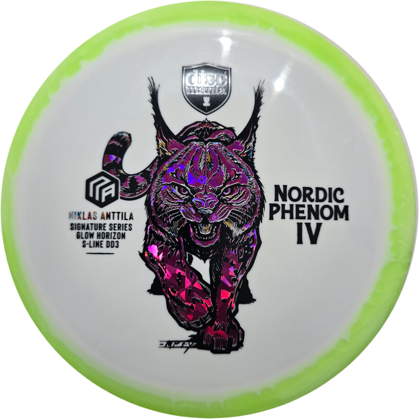 Discmania Nordic Phenom IV - Niklas Anttila Signature Series Glow Horizon S-Line DD3 (Triple Foil)