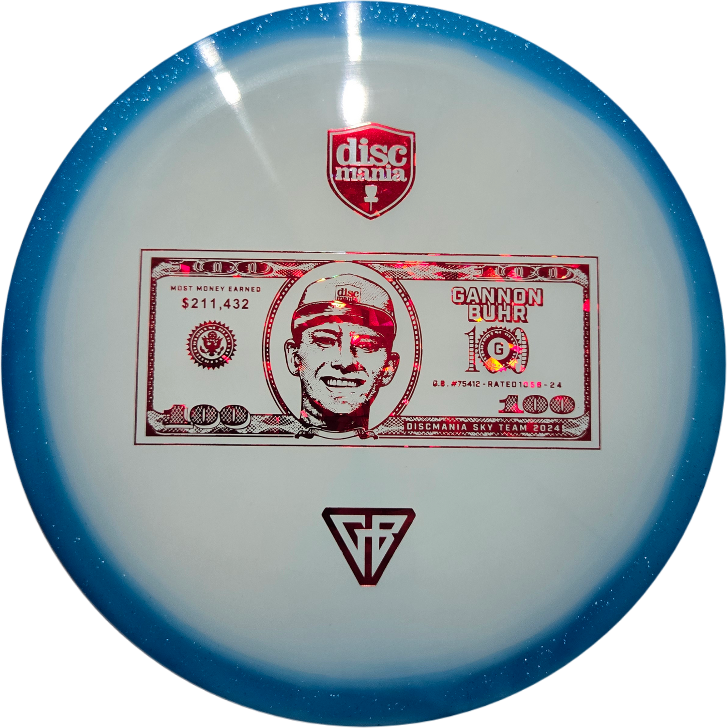 Discmania Horizon Metal Flake C-Line FD3 Gannon Buhr Money Record