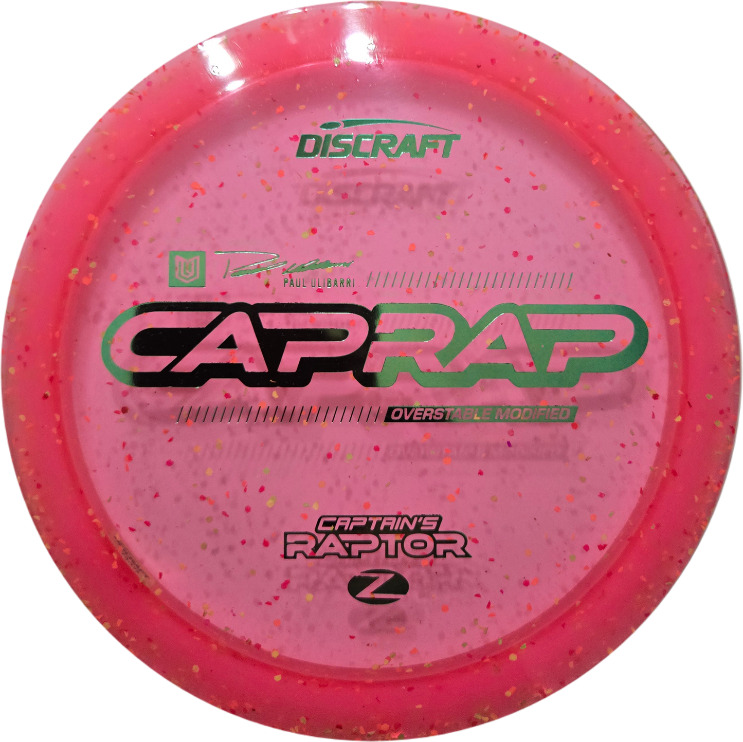 Discraft 2026 Paul Ulibarri CAPRAP Z Confetti Captain’s Raptor