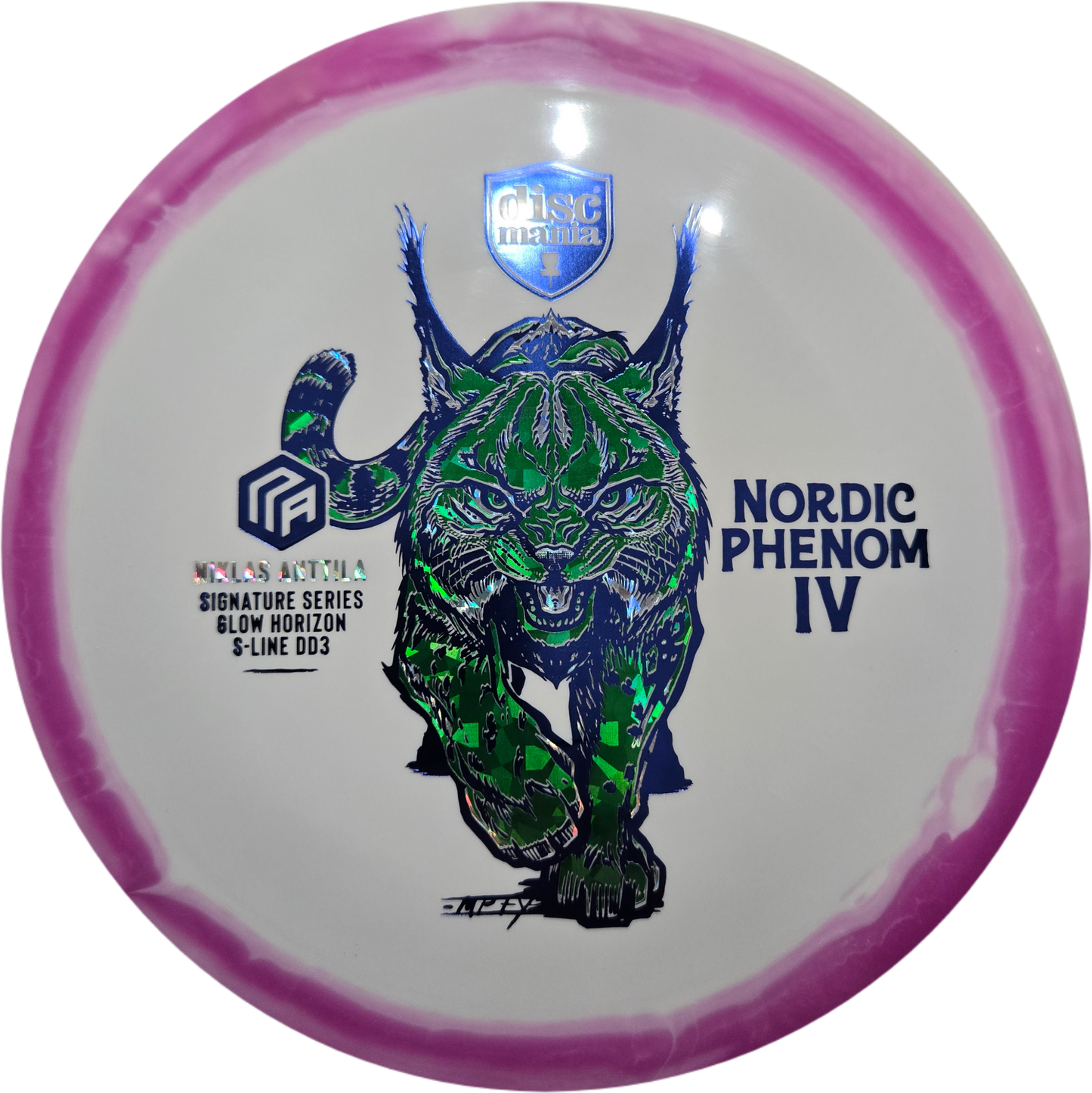 Discmania Nordic Phenom IV - Niklas Anttila Signature Series Glow Horizon S-Line DD3 (Triple Foil)