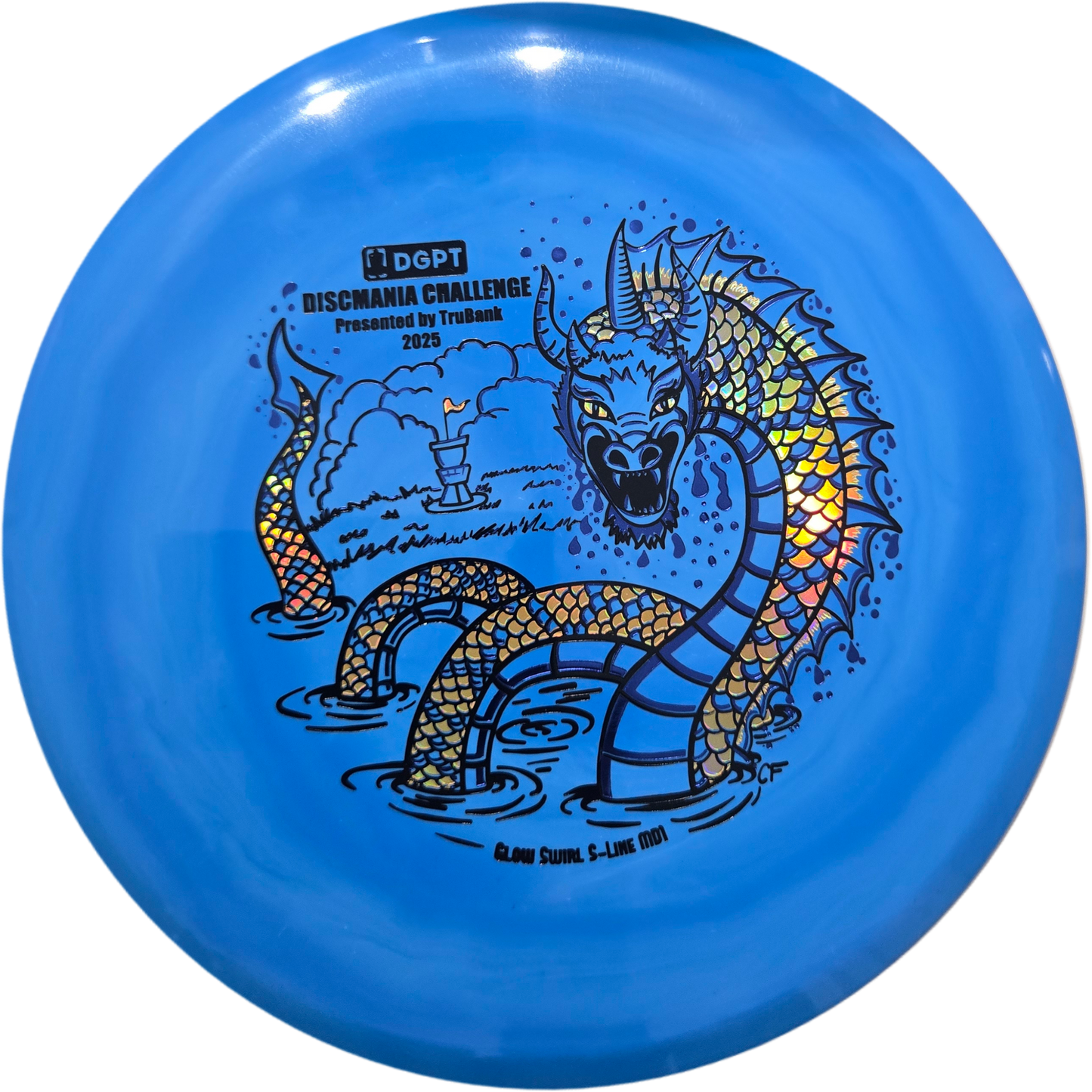 Discmania Limited Edition Glow Swirl S-Line MD1 (Discmania Challenge)