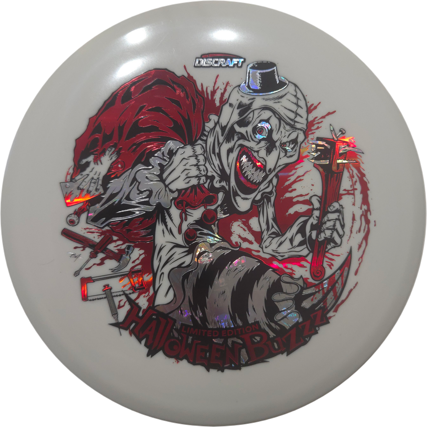 Discraft 2025 TRI-FOIL GLO HALLOWEEN BUZZZ