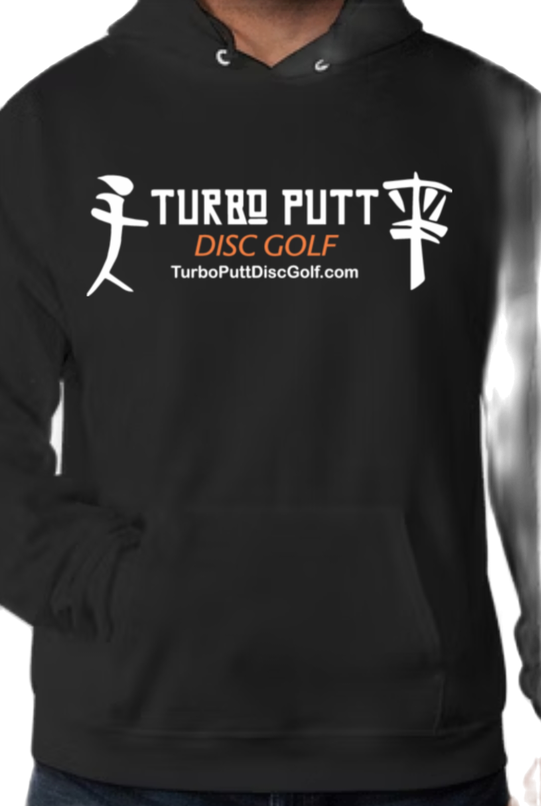 Turbo Putt Disc Golf Hoodie (Front Logo)