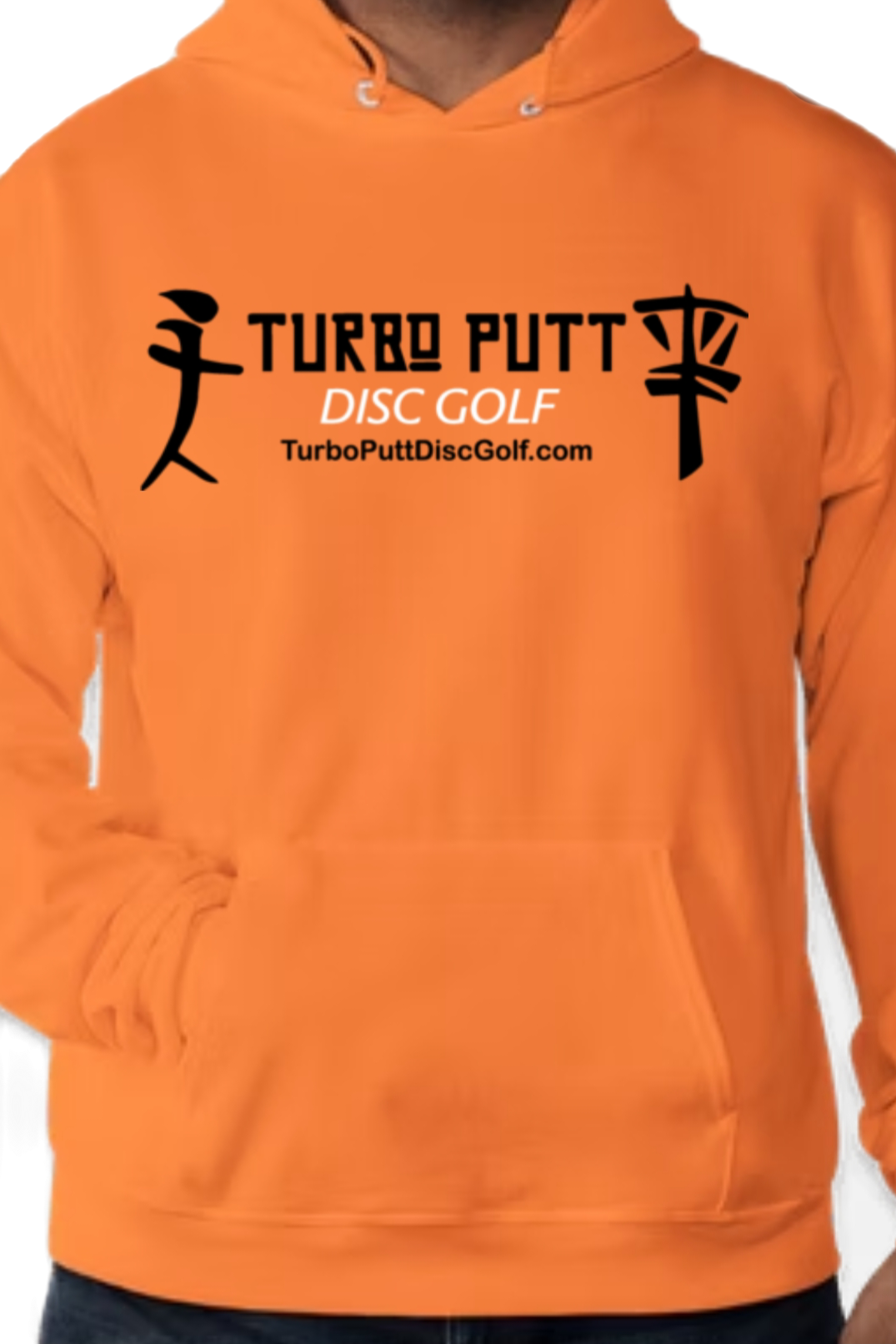 Turbo Putt Disc Golf Hoodie (Front Logo)