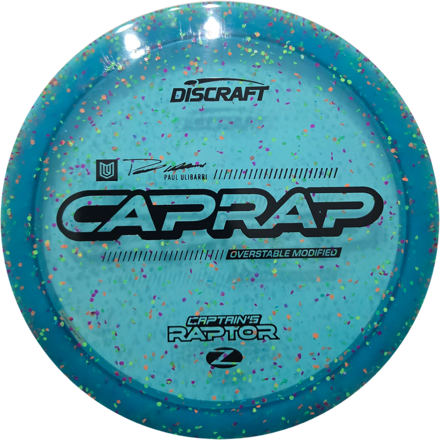 Discraft 2026 Paul Ulibarri CAPRAP Z Confetti Captain’s Raptor