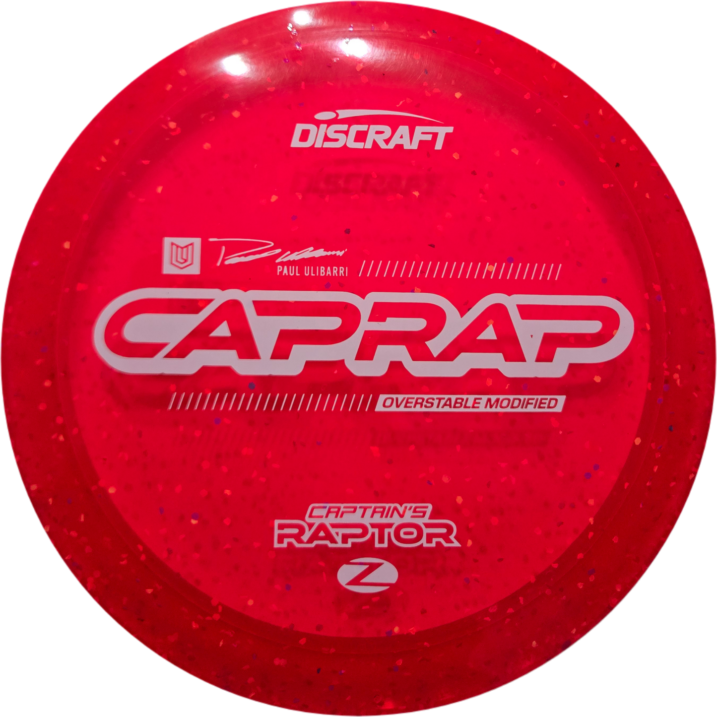 Discraft 2026 Paul Ulibarri CAPRAP Z Confetti Captain’s Raptor