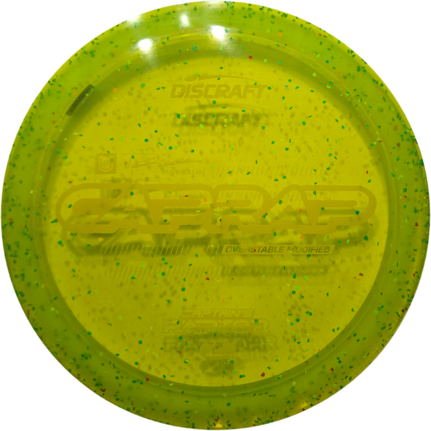 Discraft 2026 Paul Ulibarri CAPRAP Z Confetti Captain’s Raptor