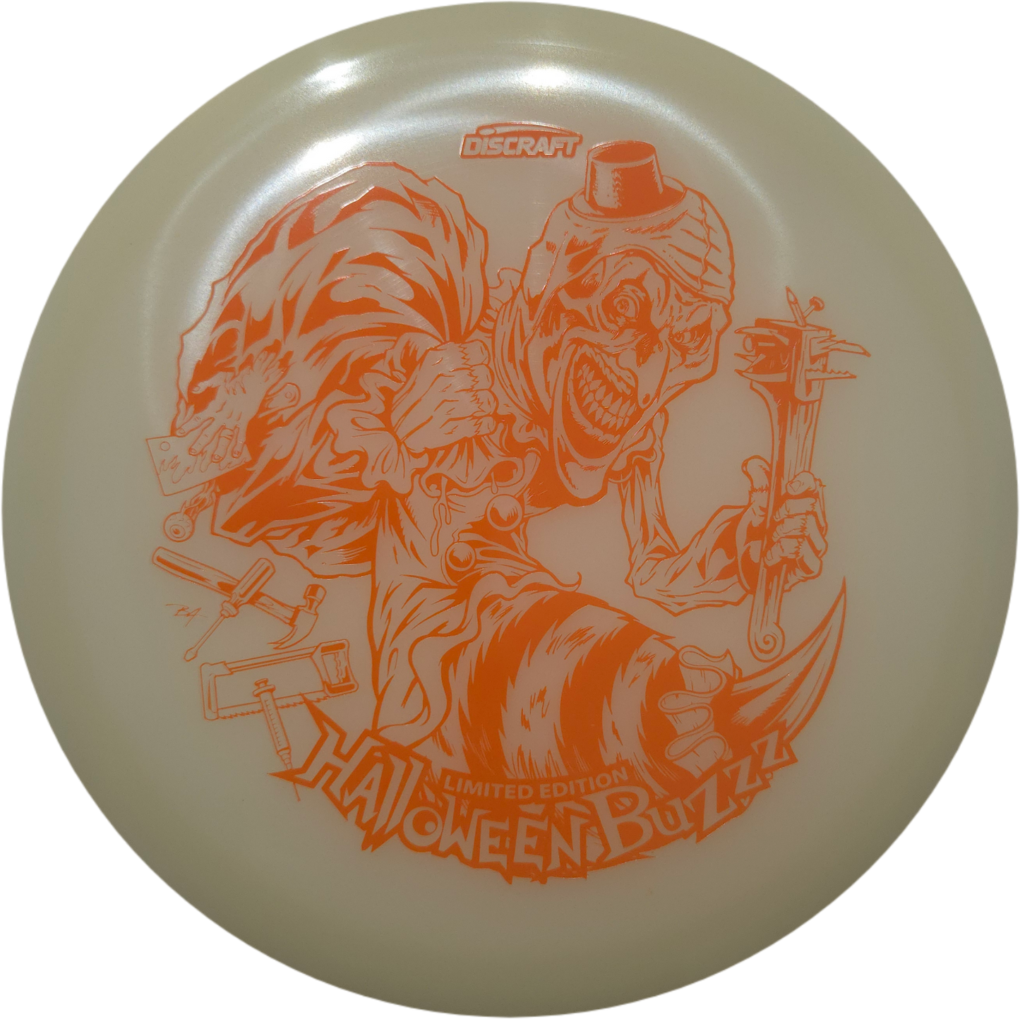 Discraft 2025 Seasonal Mega-Glo Halloween Buzzz