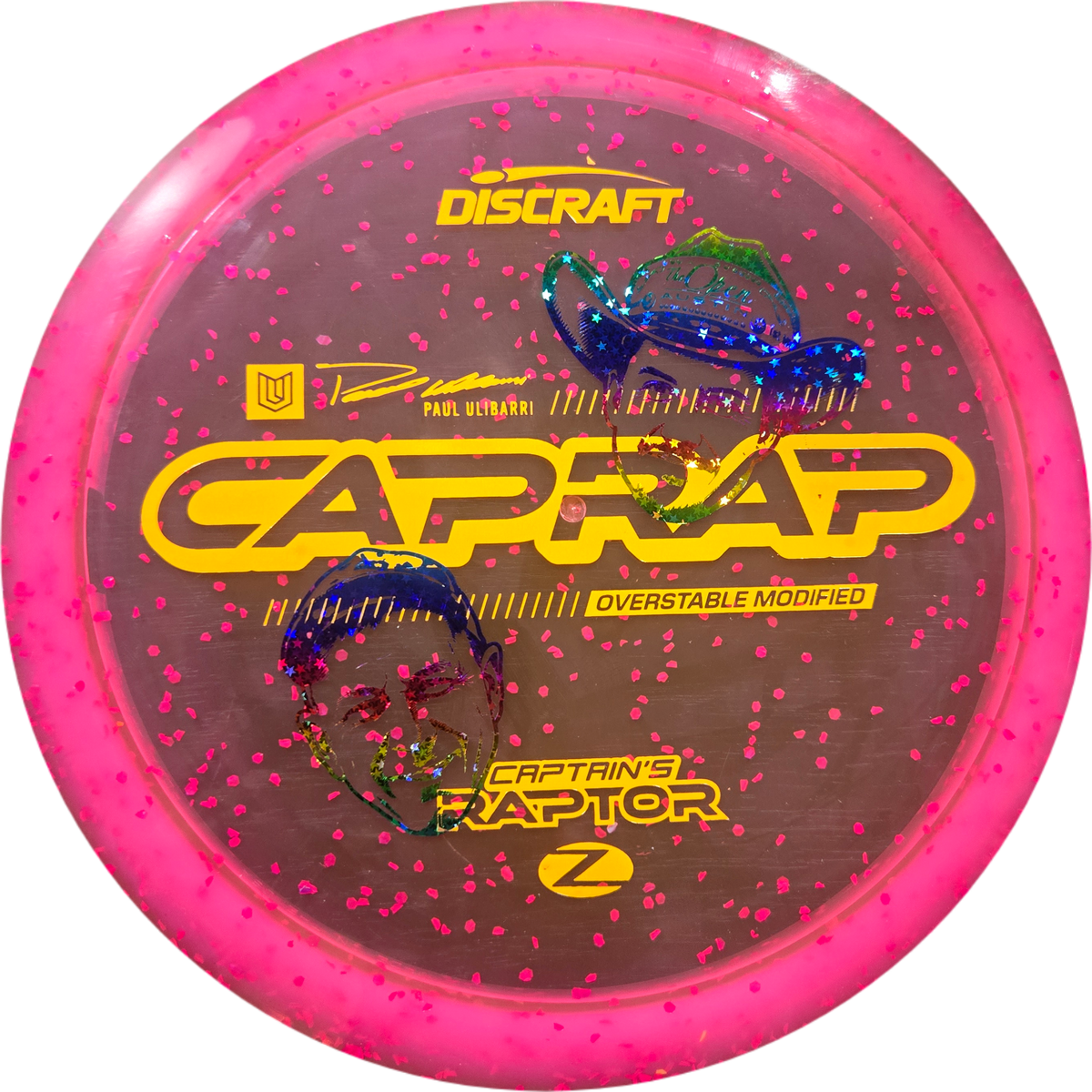 Discraft 2026 Paul Ulibarri CAPRAP Z Confetti Captain’s Raptor