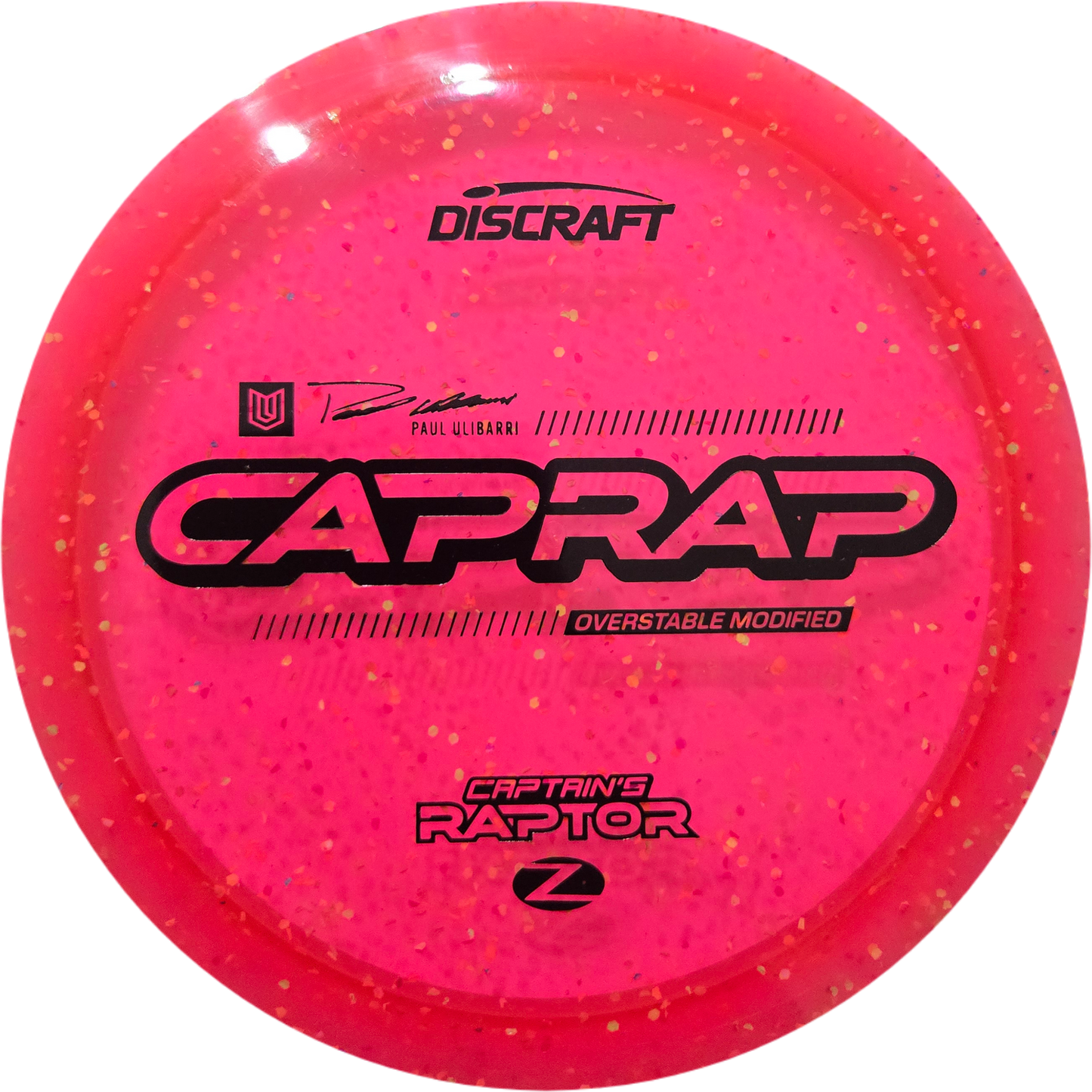 Discraft 2026 Paul Ulibarri CAPRAP Z Confetti Captain’s Raptor