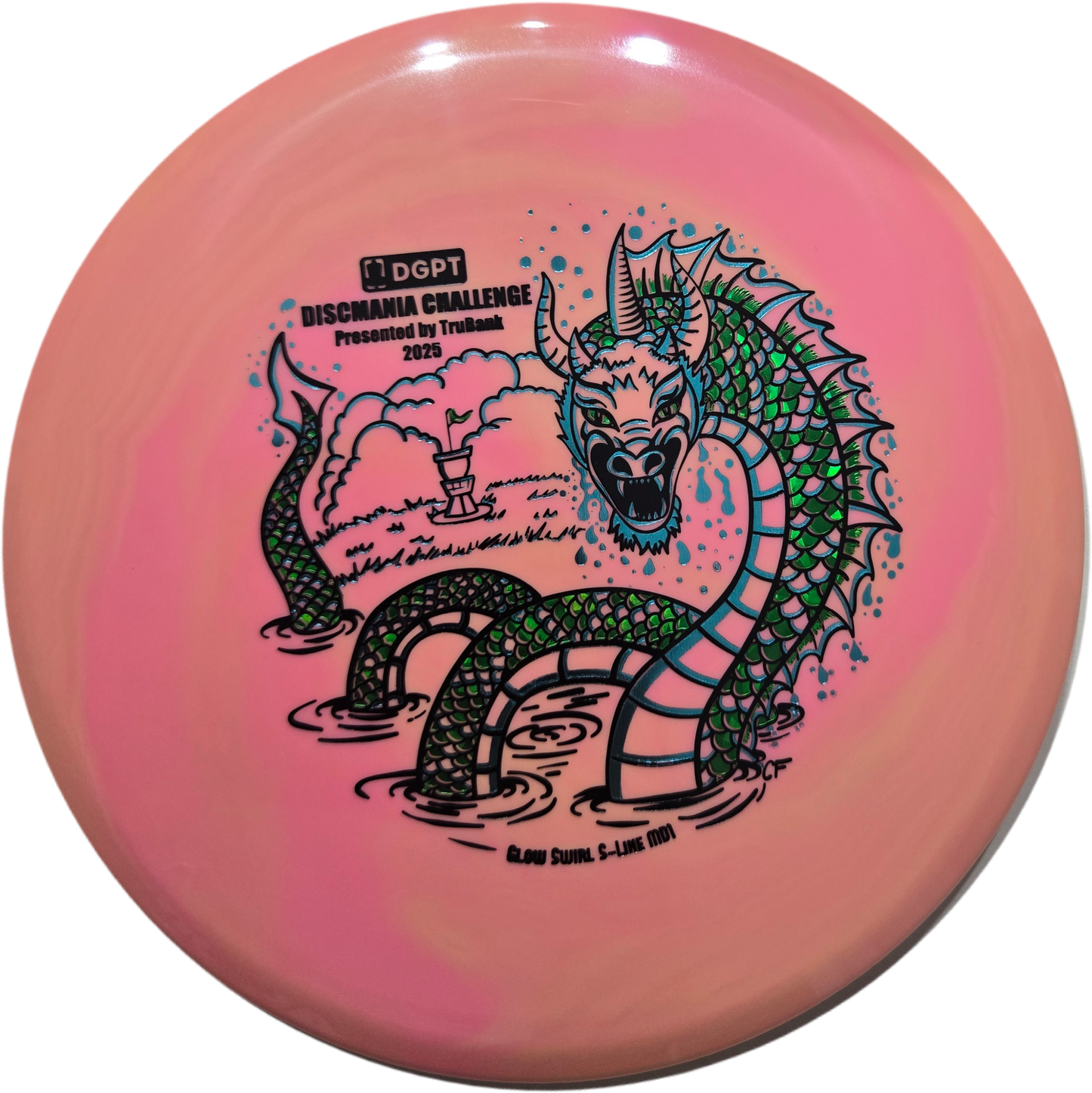 Discmania Limited Edition Glow Swirl S-Line MD1 (Discmania Challenge)