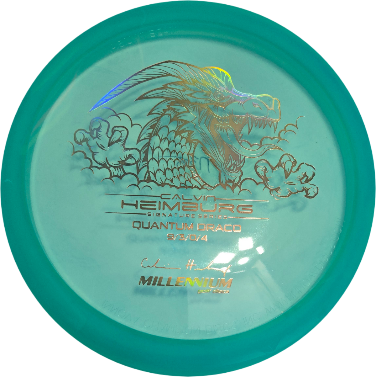 Millennium Discs Draco - Calvin Heimburg Quantum Flat Top Signature Series Edition