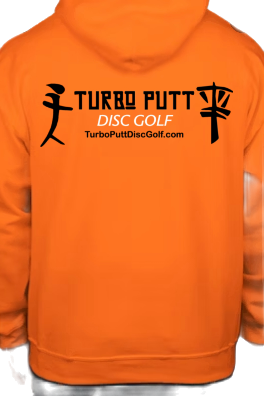 Turbo Putt Disc Golf Hoodie (Front and Back Logo)