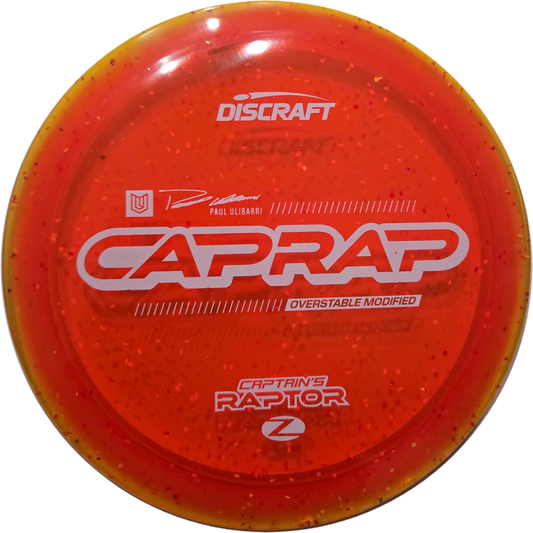Discraft 2026 Paul Ulibarri CAPRAP Z Confetti Captain’s Raptor
